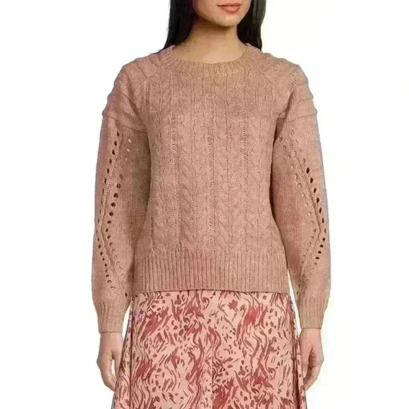 En Saison
Gemma Cable Knit Crew Neck Long Sleeve
Sweater Size Small NWT - Picture 1 of 12